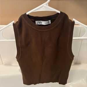 Zara Ribbed Crop Top